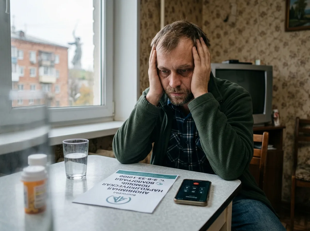 Фото клиента Сергей, мужчина 38 лет, самостоятельно обратился за наркологической помощью на дому в Волгограде